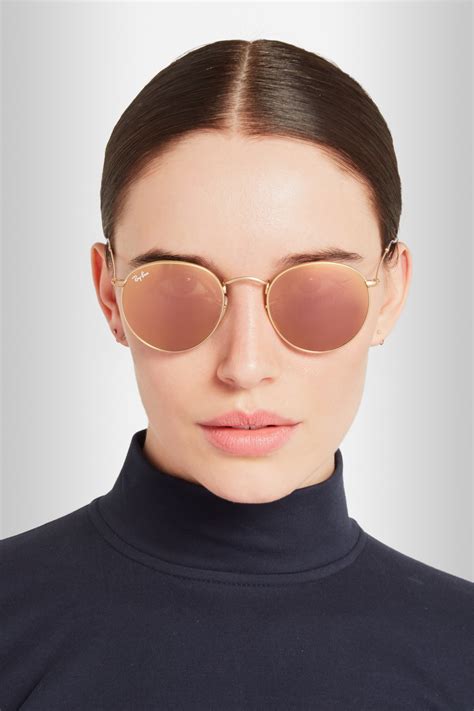 large round mirrored sunglasses